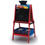 Tabla magnetica multifunctionala Lightning McQueen cu depozitare jucarii Cars Team Delta Children